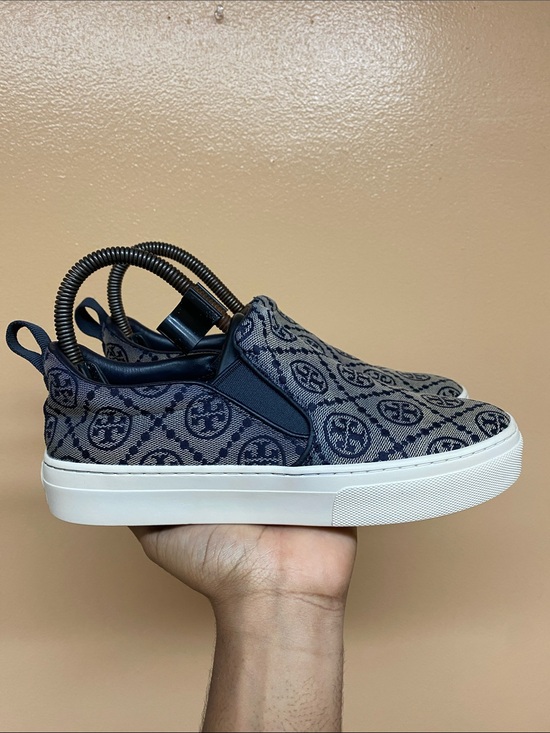 Tory Burch Shoes - Tory Burch T Monogram Women’s Slip On Sneakers Size 6.5M 87321-448